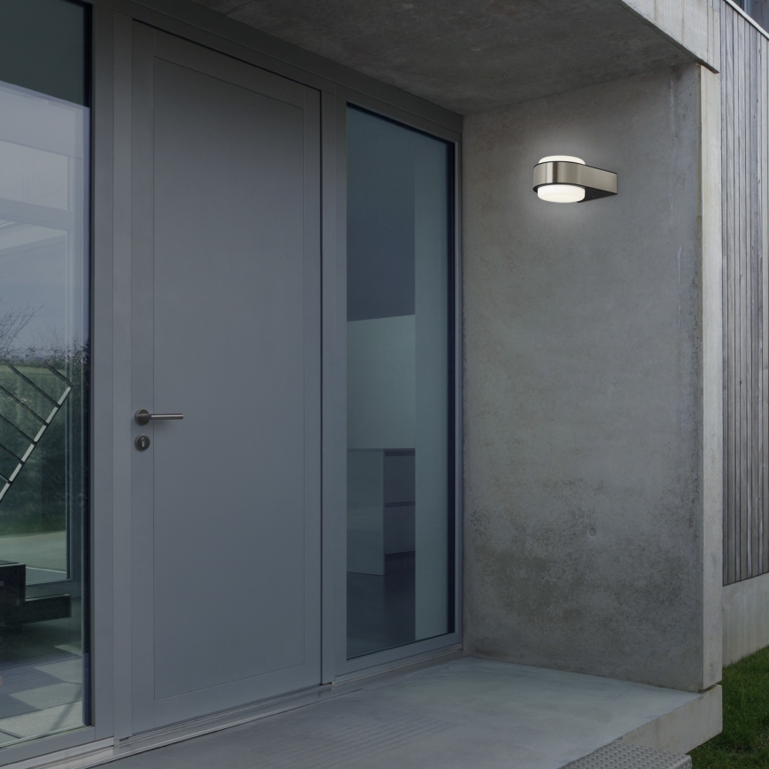 Briloner 3035-012- LED Väli seinavalgusti HANAU LED/6,5W/230V IP44 matt kroom