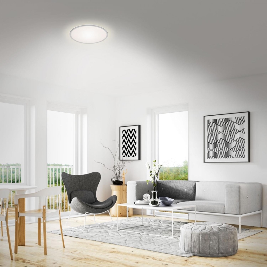 Briloner 3046-014 - LED Laevalgusti LED/15W/230V 4000K d. 28 cm hõbedane