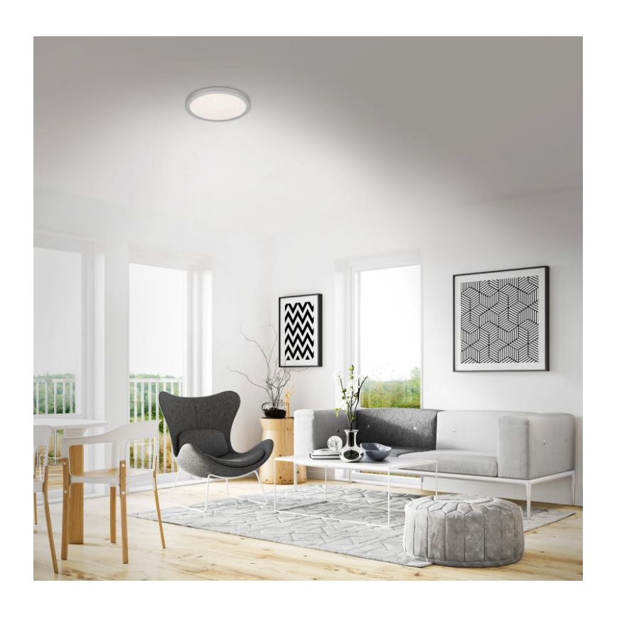 Briloner 3048-014 - LED Laevalgusti RUNA LED/18W/230V hõbe
