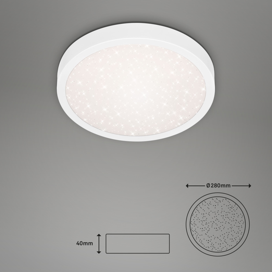 Briloner 3048-016 - LED Laevalgusti RUNA LED/18W/230V valge