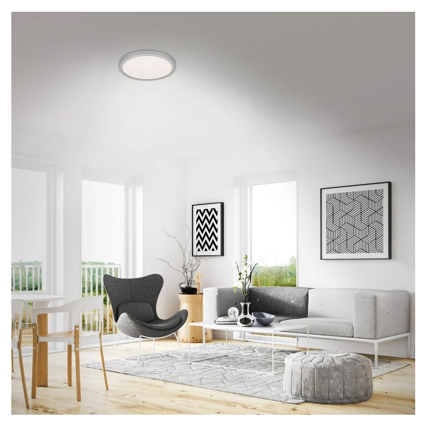 Briloner 3071-014 - LED Laevalgusti RUNA LED/24W/230V hõbedane