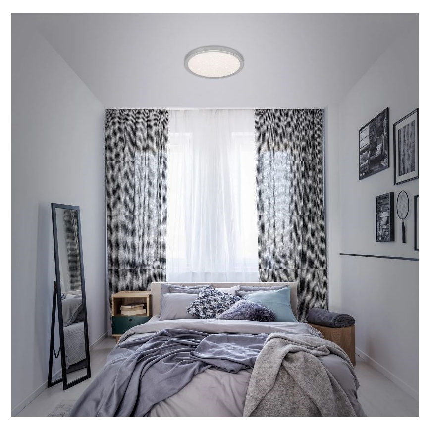 Briloner 3071-014 - LED Laevalgusti RUNA LED/24W/230V hõbedane