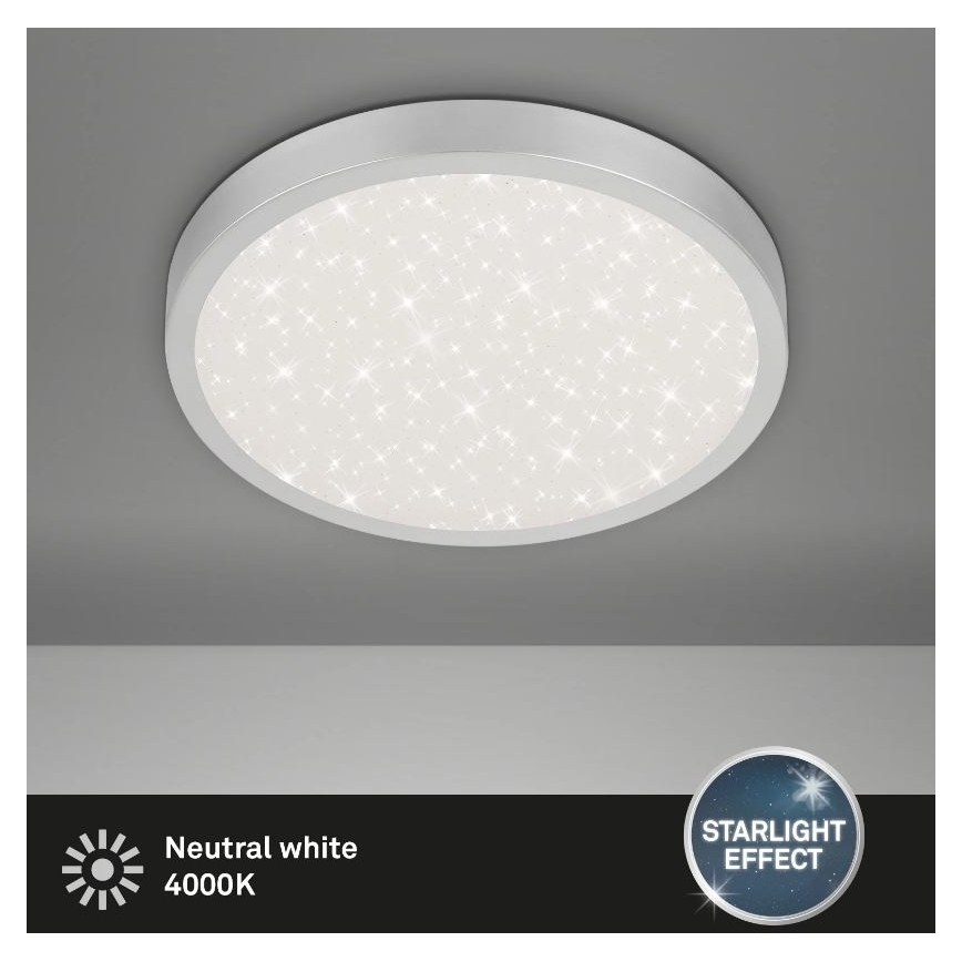 Briloner 3071-014 - LED Laevalgusti RUNA LED/24W/230V hõbedane