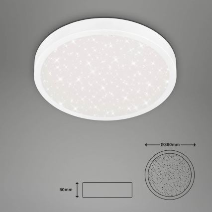 Briloner 3071-016 - LED Laevalgusti RUNA LED/24W/230V 4000K d. 38 cm valge