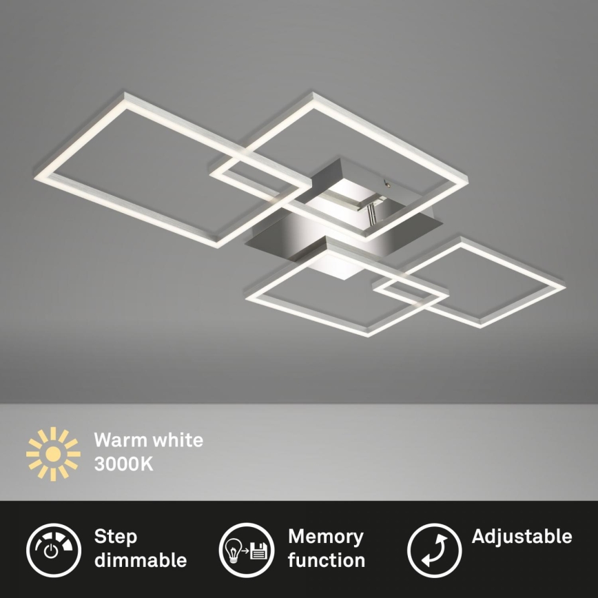Briloner 3091-018 - LED Hämardatav laevalgusti FRAME LED/30W/230V läikiv kroom