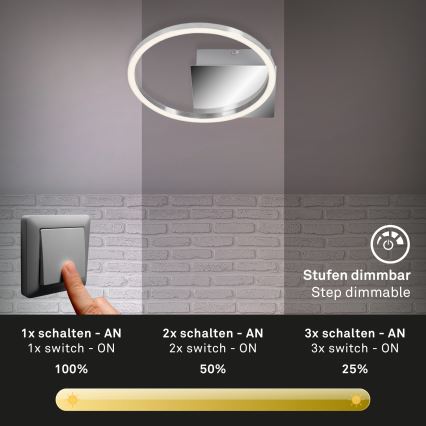 Briloner 3106-018 - LED Hämardatav laevalgusti FRAMES LED/7,5W/230V
