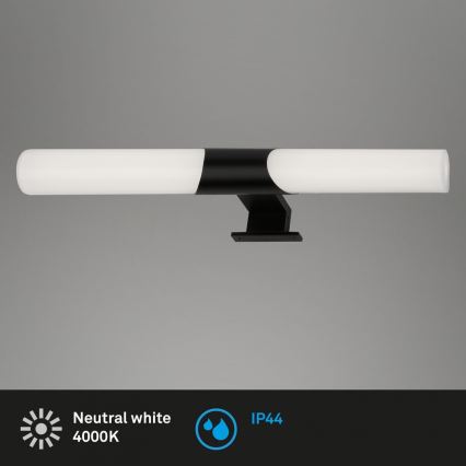 Briloner 3113-115 - LED Peeglivalgustus vannituppa LED/12W/230V IP44 47 cm must