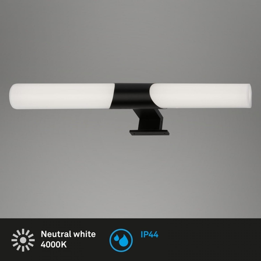 Briloner 3113-115 - LED Peeglivalgustus vannituppa LED/12W/230V IP44 47 cm must