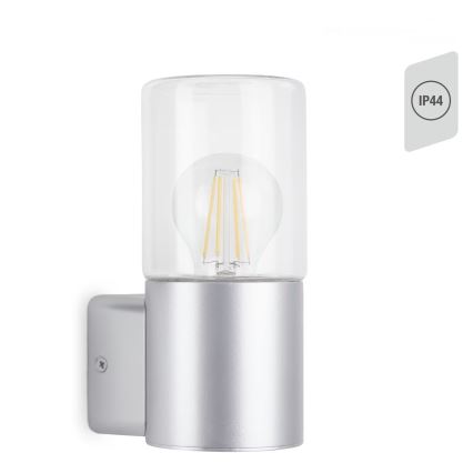 Briloner 320504TF - Väli seinavalgusti 1xE27/12W/230V IP44 hõbedane