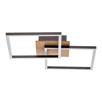 Briloner 3210-014 - LED Hämardatav laevalgusti FRAME 2xLED/11W/230V pruun