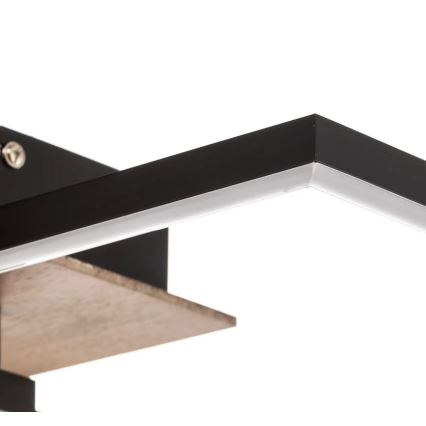 Briloner 3210-014 - LED Hämardatav laevalgusti FRAME 2xLED/11W/230V pruun