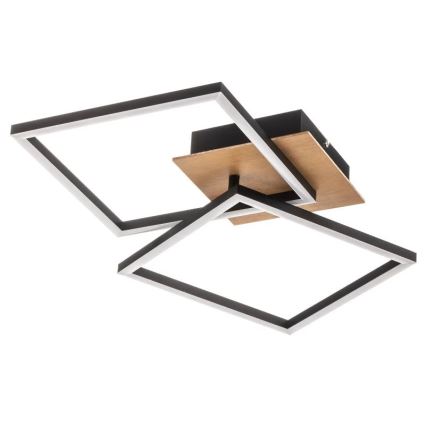 Briloner 3210-014 - LED Hämardatav laevalgusti FRAME 2xLED/11W/230V pruun