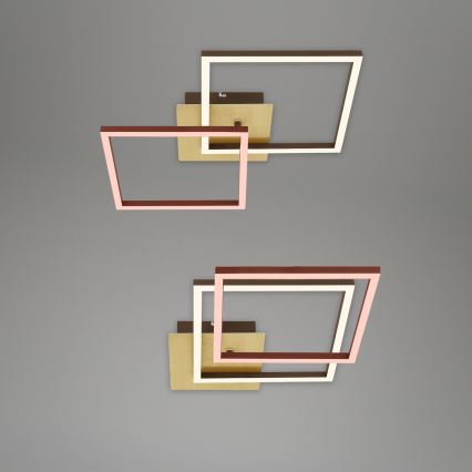 Briloner 3210-017 - LED Hämardatav laevalgusti FRAME 2xLED/11W/230V kuldne