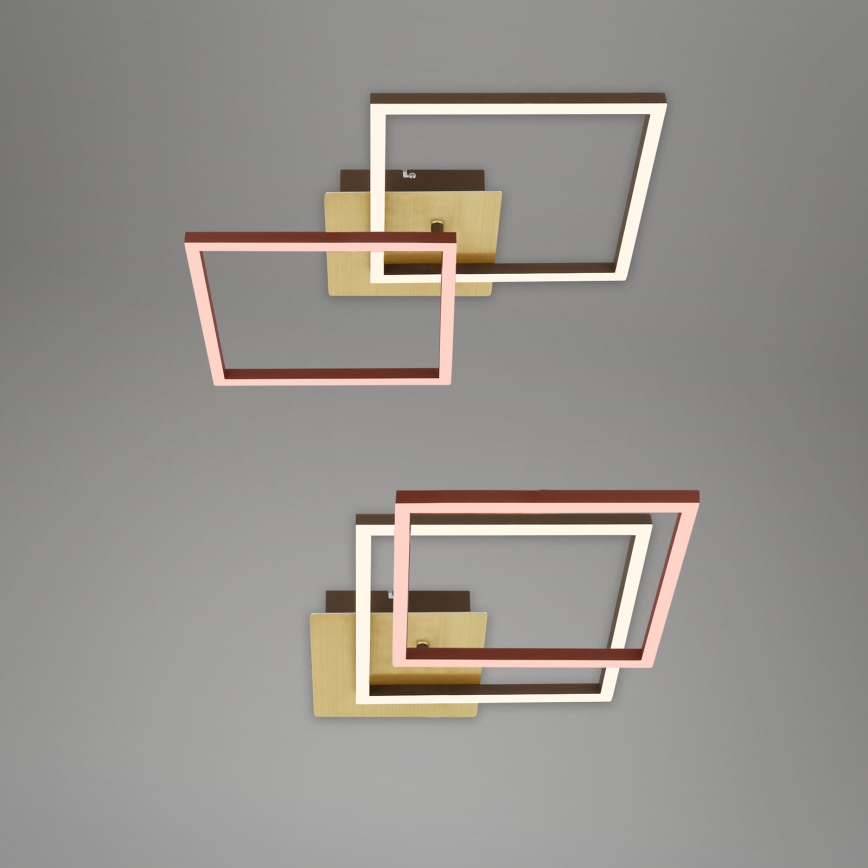 Briloner 3210-017 - LED Hämardatav laevalgusti FRAME 2xLED/11W/230V kuldne