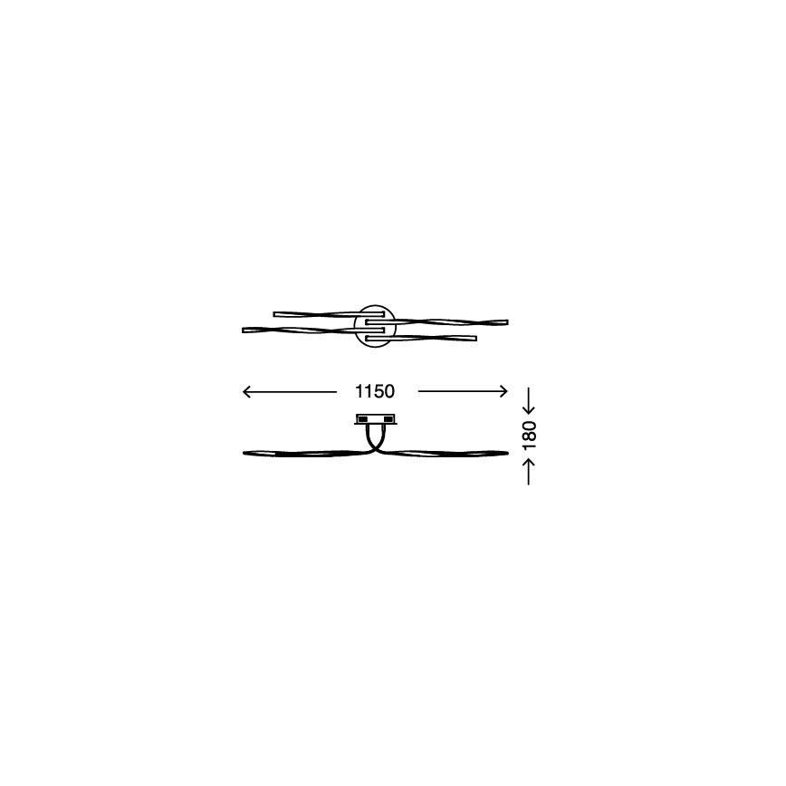Briloner 3340-042 - LED Hämardatav laevalgusti TWIN 4xLED/7,5W/230V