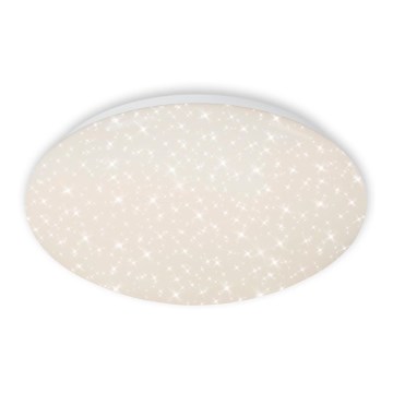 Briloner 3373-016 - hämardatav LED-laelamp STARRY, 15 W, 230 V, 3000-6500K, läbimõõt 28 cm, valge + kaugjuhtimispult