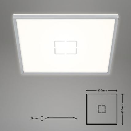 Briloner 3393-014 - LED Laevalgusti FREE LED/22W/230V 42x42 cm