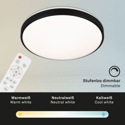 Briloner 3430-015 - LED Hämardatav laevalgusti MANNY LED/48W/230V + kaugjuhtimispult