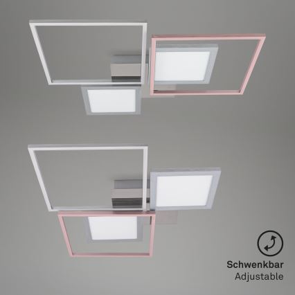 Briloner 3530-018 - LED Hämardatav pinnale kinnitatav lühter FRAME LED/40W/230V 3000-6500K + kaugjuhtimispult