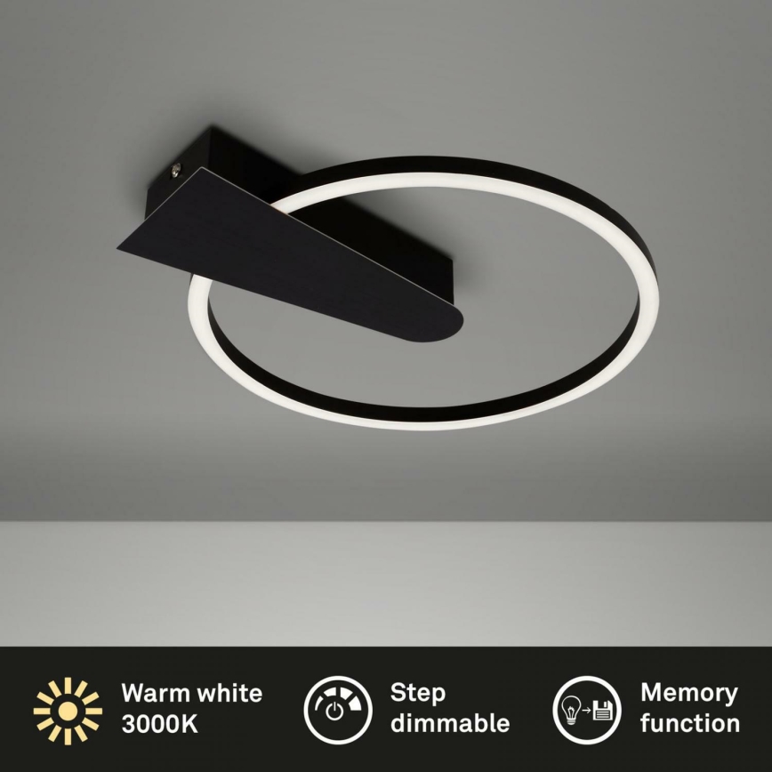 Briloner 3542-015 - LED Hämardatav laevalgusti NICO LED/12W/230V must