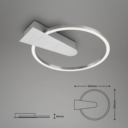 Briloner 3542-018 - LED Hämardatav laevalgusti NICO LED/12W/230V matt kroom