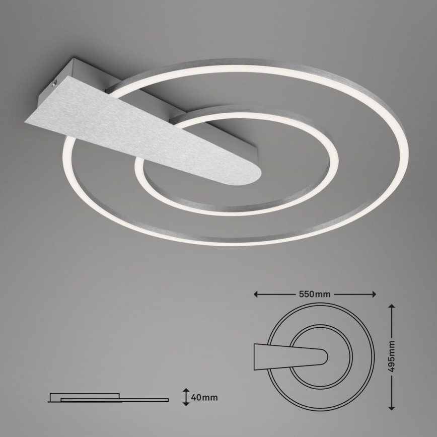 Briloner 3543-018 - LED Hämardatav laevalgusti NICO LED/25W/230V matt kroom