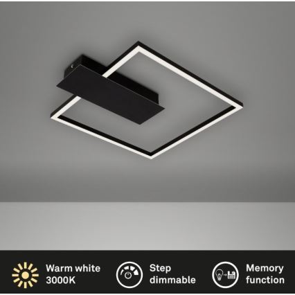 Briloner 3544-015 - LED Hämardatav laevalgusti NICO LED/12W/230V must