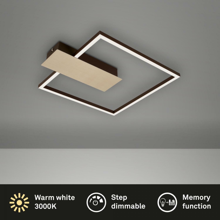 Briloner 3544-017 - LED Hämardatav laevalgusti NICO LED/12W/230V kuldne