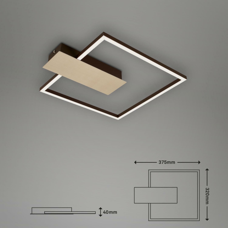 Briloner 3544-017 - LED Hämardatav laevalgusti NICO LED/12W/230V kuldne