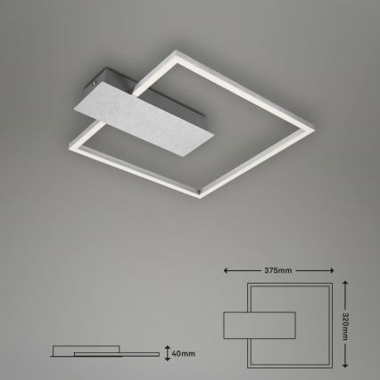 Briloner 3544-018 - LED Hämardatav laevalgusti NICO LED/12W/230V matt kroom