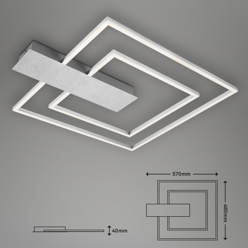 Briloner 3545-018 - LED Hämardatav laevalgusti NICO LED/25W/230V matt kroom