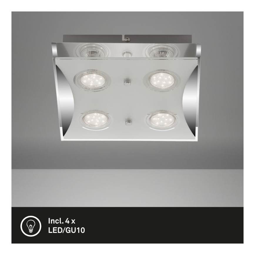 Briloner 3572-048 - LED Laevalgusti FLASH 4xGU10/3W/230V