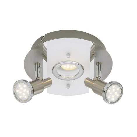 Briloner 3595-032 - LED-kohtvalgusti RIPOSO 1xLED/5W/230V + 2xGU10/3W