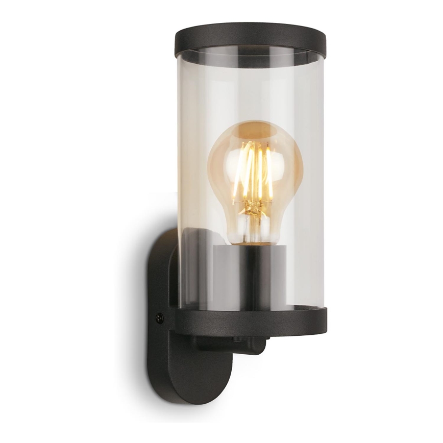 Briloner 3600-015 - Väli seinavalgusti KAIRO 1xE27/12W/230V IP44 must
