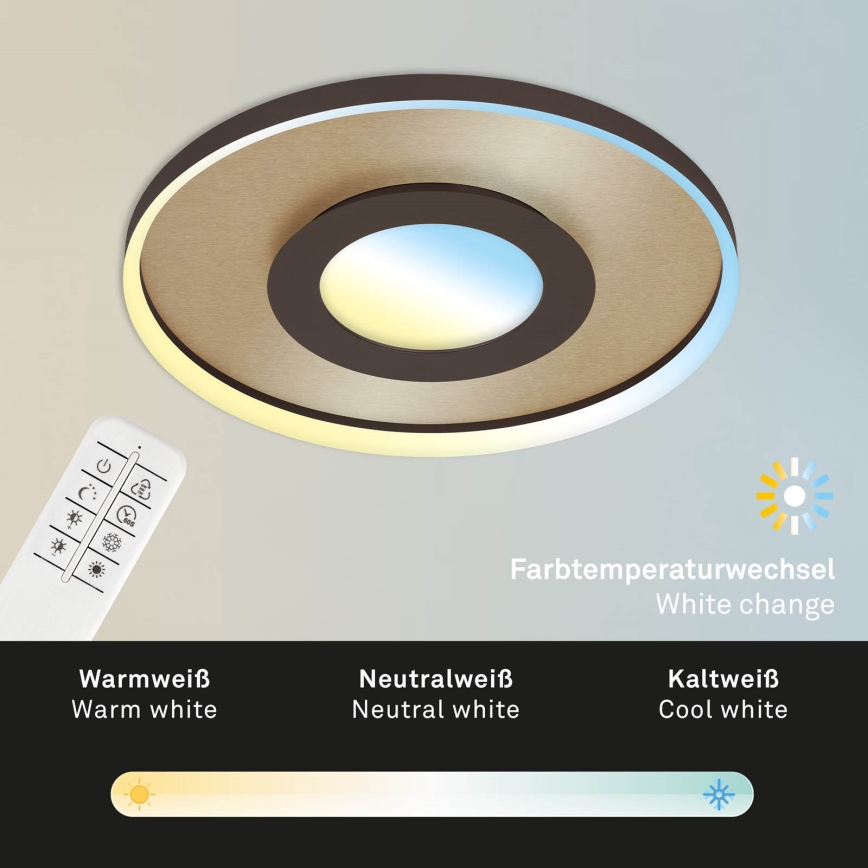 Briloner 3640017 - LED Hämardatav laevalgusti FRAME LED/25W/230V 2700-6500K + kaugjuhtimispult