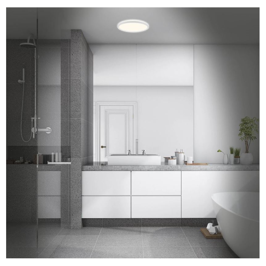 Briloner 3642-416 - LED Laevalgusti vannituppa SLIM LED/19W/230V IP44 valge