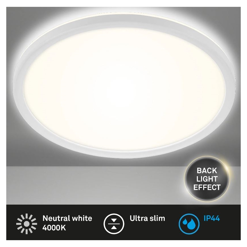 Briloner 3642-416 - LED Laevalgusti vannituppa SLIM LED/19W/230V IP44 valge
