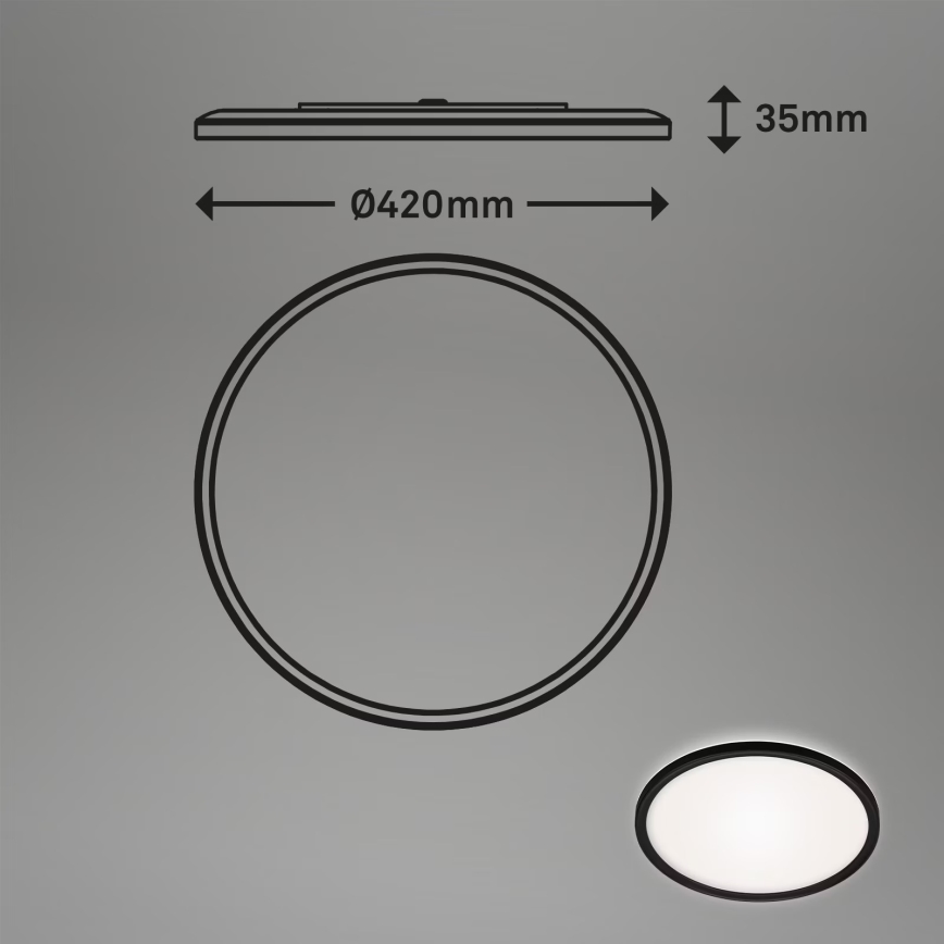 Briloner 3643-415 - LED Laevalgusti vannituppa LED/22W/230V IP44 4000K