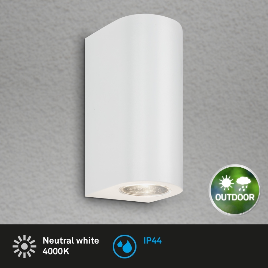 Briloner 3648-026 - LED Väli seinavalgusti UP&DOWN 2xGU10/4,7W/230V IP44