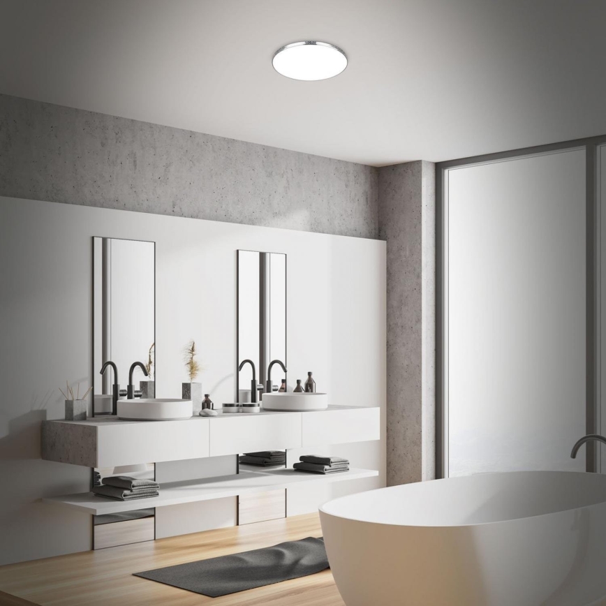 Briloner 3679-018 - LED RGB Hämardatav laevalgusti vannituppa MAGA LED/18,5W/230V 3000-6500K d. 35,5 cm + kaugjuhtimispult