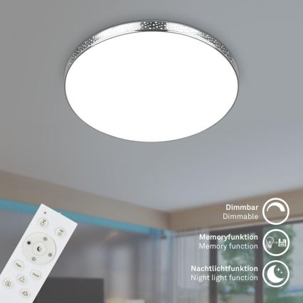 Briloner 3679-018 - LED RGB Hämardatav laevalgusti vannituppa MAGA LED/18,5W/230V 3000-6500K d. 35,5 cm + kaugjuhtimispult
