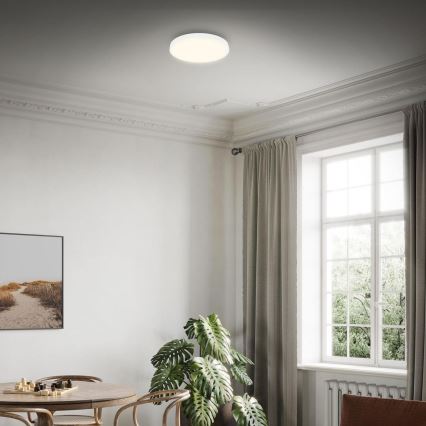 Briloner 3700-016 - LED Laevalgusti RUNA LED/16W/230V 3000K d. 28 cm valge