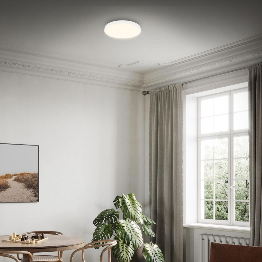 Briloner 3700-016 - LED Laevalgusti RUNA LED/16W/230V 3000K d. 28 cm valge