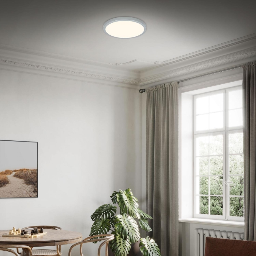 Briloner 3703-014 - LED Laevalgusti RUNA LED/24W/230V 3000K d. 38 cm hõbedane