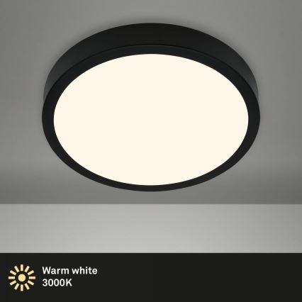 Briloner 3703-015 - LED Laevalgusti RUNA LED/24W/230V 3000K d. 38 cm must