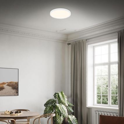 Briloner 3703-016 - LED Laevalgusti RUNA LED/24W/230V 3000K d. 38 cm valge