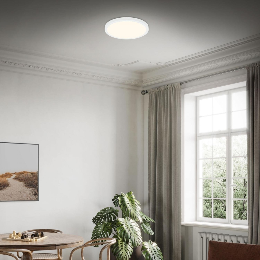 Briloner 3703-016 - LED Laevalgusti RUNA LED/24W/230V 3000K d. 38 cm valge
