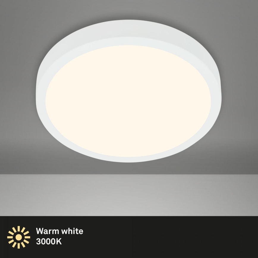 Briloner 3703-016 - LED Laevalgusti RUNA LED/24W/230V 3000K d. 38 cm valge