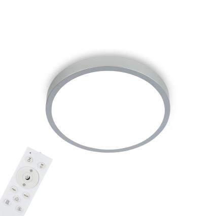 Briloner 3709-014 - LED RGB Hämardatav laevalgusti LED/22W/230V 4000K d. 38 cm hõbedane + kaugjuhtimispult