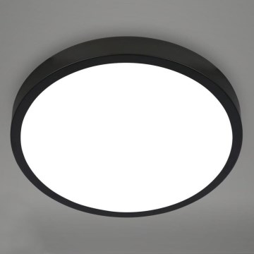 Briloner 3709-015 - LED RGB Hämardatav laevalgusti LED/22W/230V 4000K d. 38 cm must + kaugjuhtimispult